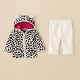 アメリカ　チルドレンズプレイス　ダルメシアン　フリース上下セット