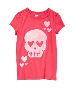 Glitter Skull Tee Pink グリッタースカル Tシャツ/Ｔシャツ　ピンク