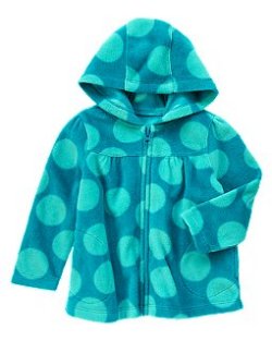 アメリカ　クレイジーエイト　ドット　マイクロフリースパーカー