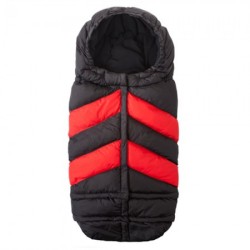 ニューヨーク発！セブンエイエム・アンファン　キャリー&カーシートカバー　ブラック/レッド