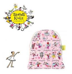 イギリス　ティレルカッツ　妖精柄　ウォータープルーフ　バッグ