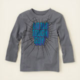 アメリカ　チルドレンズプレイス　タフガイ　グラフィックTシャツ