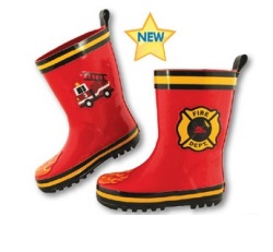 アメリカ　スティーブンジョセフ　消防士　レインブーツ