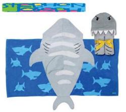 アメリカ　スティーブンジョセフ　シャーク　フード付き　ビーチ・バス　タオル