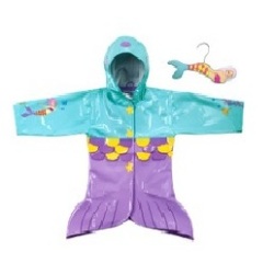 Kidorable raincoat mermaid