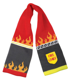 アメリカ　キドラブル　ファイアーマン　ニットマフラー