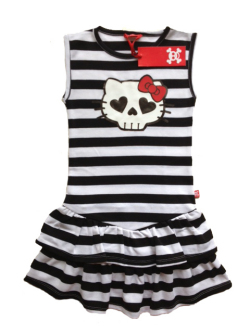 Hell Kitty Summer Skater Dress　地獄キティー夏のスケーターワンピース