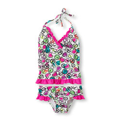 アメリカ　チルドレンズプレイス　ピースサイン　タンキニ