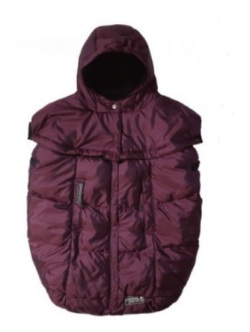 セブンエイエム・アンファン　プーキーポンチョ　メタリックプラム