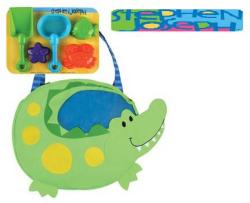 アメリカ　スティーブンジョセフ　アリゲーター　ビーチトート　シャベルセット付き