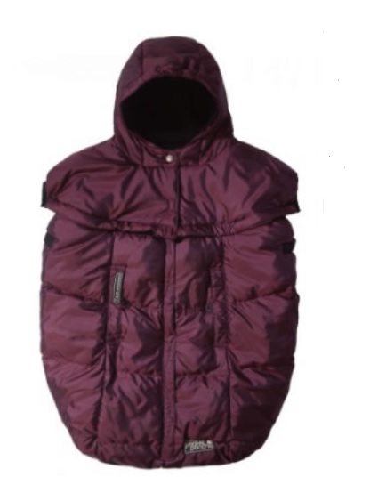 セブンエイエム・アンファン　プーキーポンチョ　メタリックプラム