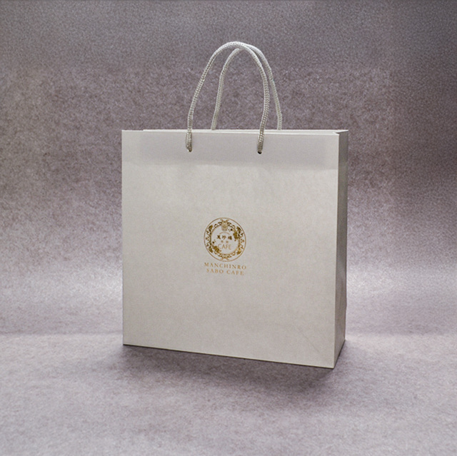 (販売準備中)茶房CAFE　オリジナルペーパーバッグ・L
