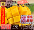 【秀品】沖縄マンゴー贈答用2kg4～5玉入り（お中元・ギフト）【送料無料】
