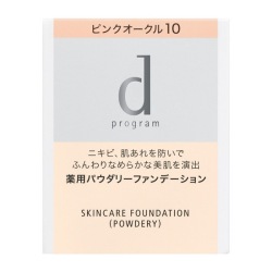 資生堂 ｄ プログラム 薬用　スキンケアファンデーション　（パウダリー）　ピンクオークル10　（レフィル）