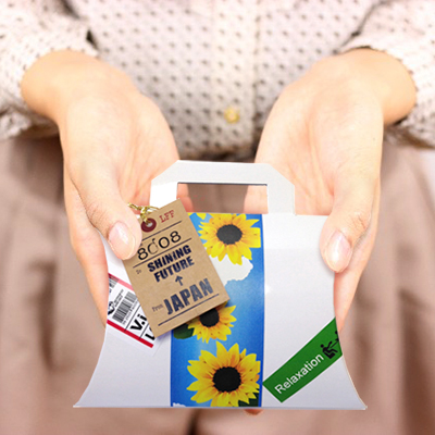 お茶とお菓子のプチギフト おしゃれトランク 結婚式や退職のプチギフトならまんぞく屋