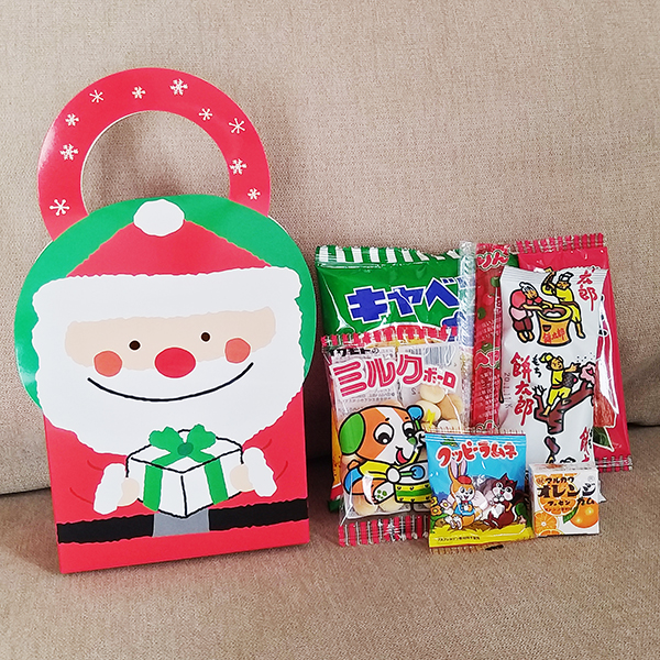 なかよし動物ちびバック クリスマス 結婚式や退職のプチギフトならまんぞく屋