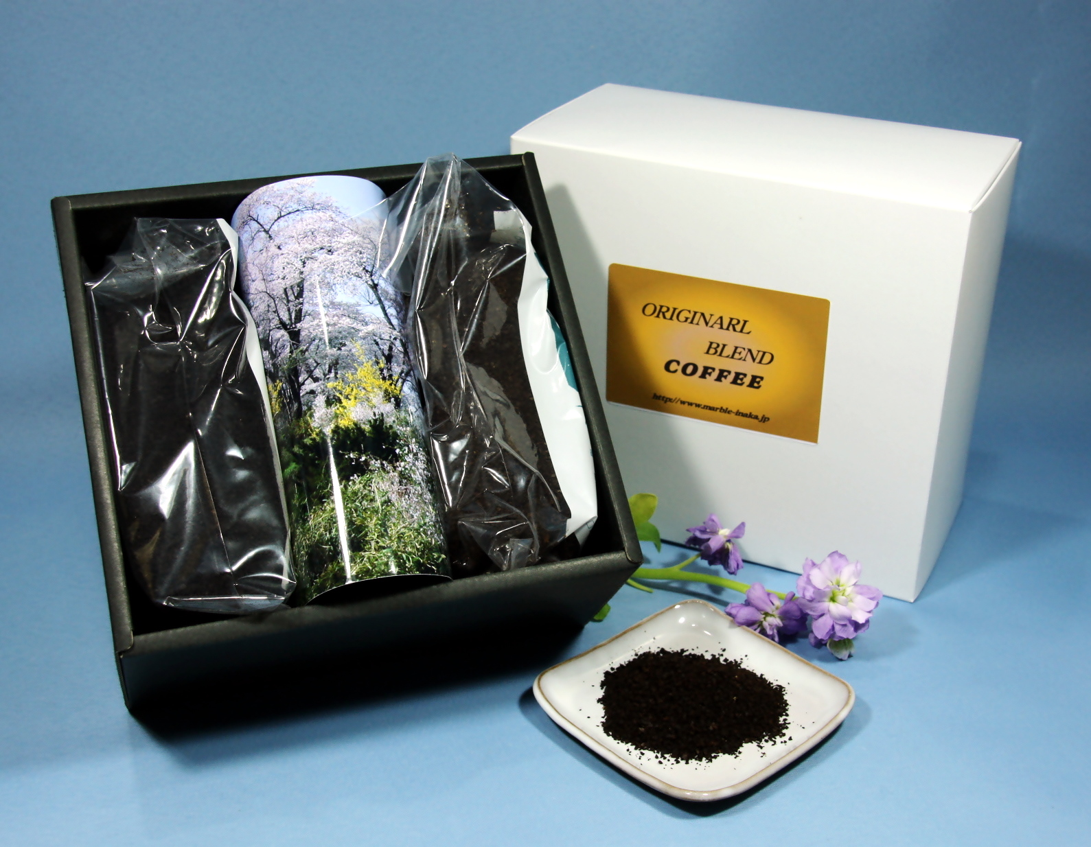 【ブルービーンズコーヒー】花見山 200g×2袋（粉）