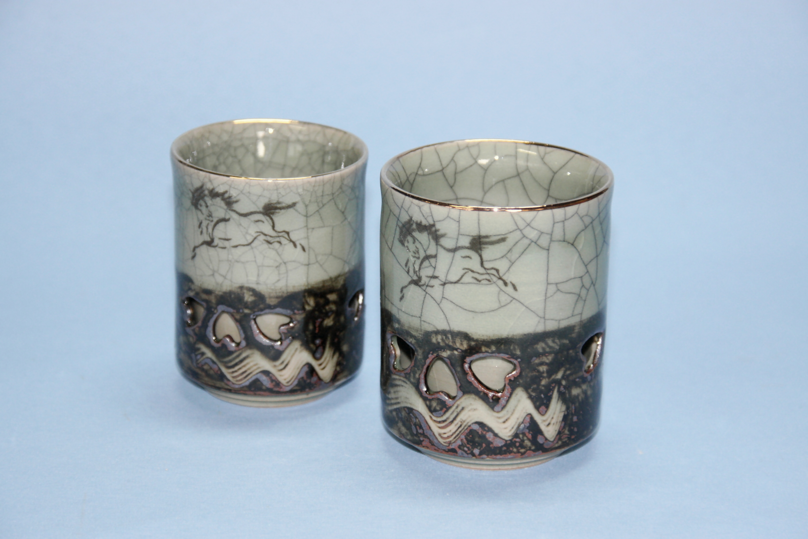 【半谷窯】二重夫婦揃い