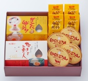 【ギフトセット彩】（いろどり）ガンバ卵ショ6個・たまご美人6個・卵卵ポテト4個・卵卵プリン4個（化粧箱入り）