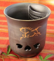 大堀相馬焼き【半谷窯】急須いらず（黒）