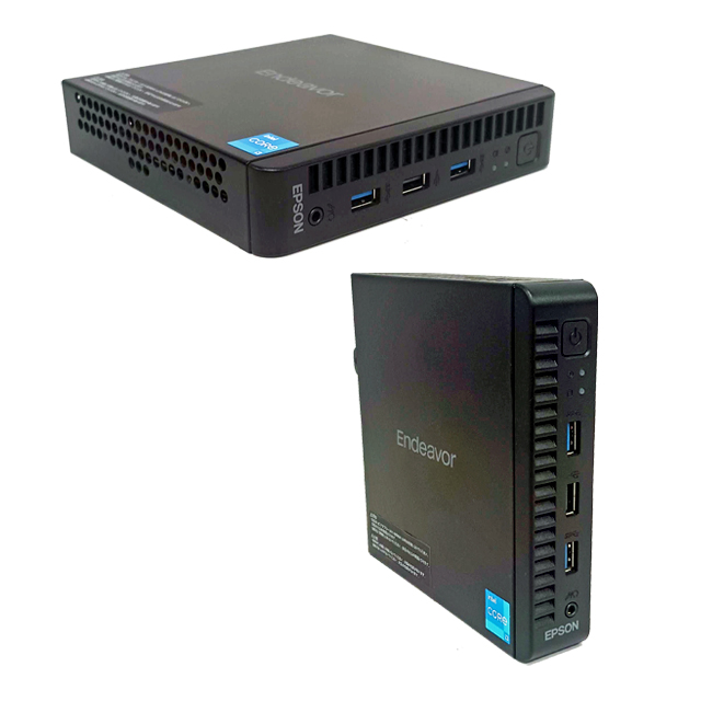 EPSON Endeavor ST50 ミニPC 中古デスクトップパソコン Windows11 Core i3-1115G4 第11世代 メモリ8GB SSD128GB搭載 WPS Office付き エプソン エンデバー 超小型PC 中古パソコン★