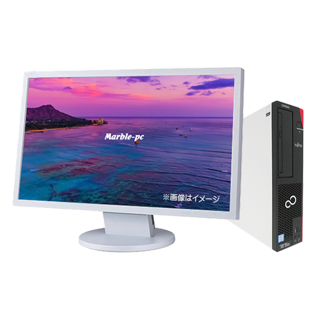 富士通 ESPRIMO D588 22型液晶モニターセット Windows11-Pro メモリ8GB 新品SSD512GB コアi3-8100(3.60GHz)搭載 DVD-ROM WPS Office付き FUJITSU エスプリモ 液晶ディスプレイ付き 中古デスクトップパソコン★