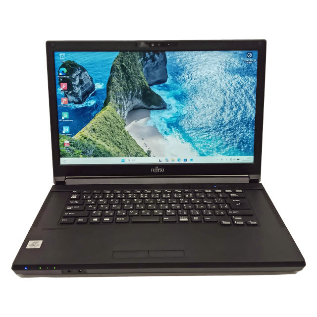 富士通 LIFEBOOK A5510 中古ノートパソコン 液晶15.6型 Windows11 Core i5-10210U(第10世代) メモリ8GB SSD256GB搭載 WEBカメラ Bluetooth 無線LAN WPS Office付き FUJITSU ライフブック 中古パソコン★