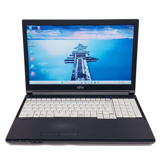 富士通 LIFEBOOK A5510 中古ノートパソコン 液晶15.6型 Windows11 Celeron-5205U(第10世代) メモリ8GB SSD128GB搭載 テンキー付きキーボード DVDドライブ Bluetooth 無線LAN WPS Office付き FUJITSU ライフブック 中古パソコン★