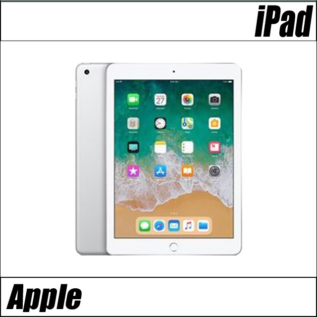 【中古】Apple 【Wi-Fi】 iPad（第6世代/2018） 32GB シルバー MR7G2J/A【新宿】保証期間１ヶ月【ランクB】