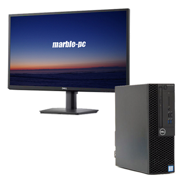 Dell OptiPlex 3060 SFF 単体又は液晶セット(新品23.8型フルHD液晶ディスプレイ)の選択式 中古デスクトップパソコン Windows11-Pro メモリ16GB HDD500GB＋SSD256GB(ハイブリッド) コアi5 第8世代 DVDスーパーマルチ WPS Office付き デル オプティプレックス 中古パソコン★