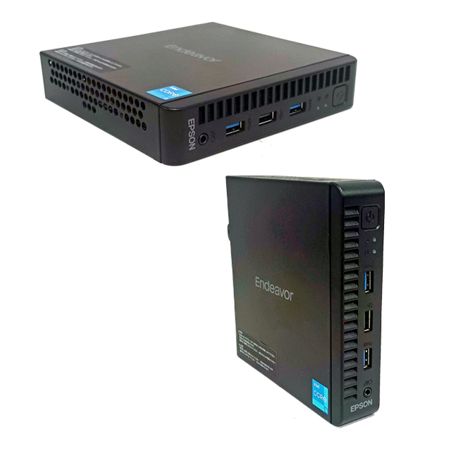 EPSON Endeavor ST50 ミニPC 中古デスクトップパソコン Windows11 Core i3-1115G4 第11世代 メモリ8GB SSD128GB搭載 WPS Office付き エプソン エンデバー 超小型PC 中古パソコン★