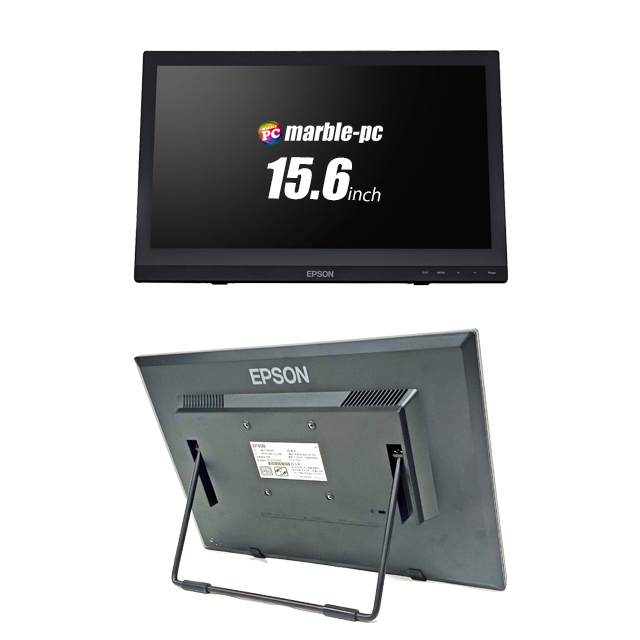 エプソン LT16W81L コンパクトディスプレイ 15.6インチワイド液晶ディスプレイ 解像度1920×1080ドット フルHD グレア LEDバックライト タッチパネル EPSON 中古モニター