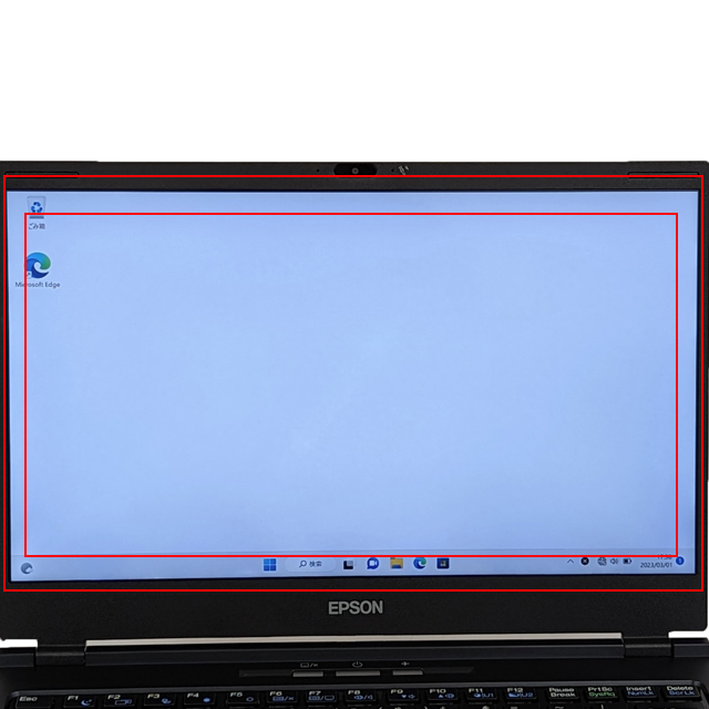 現品撮影 EPSON Endeavor NA520E 通販 フルHD液晶13.3型 中古ノート