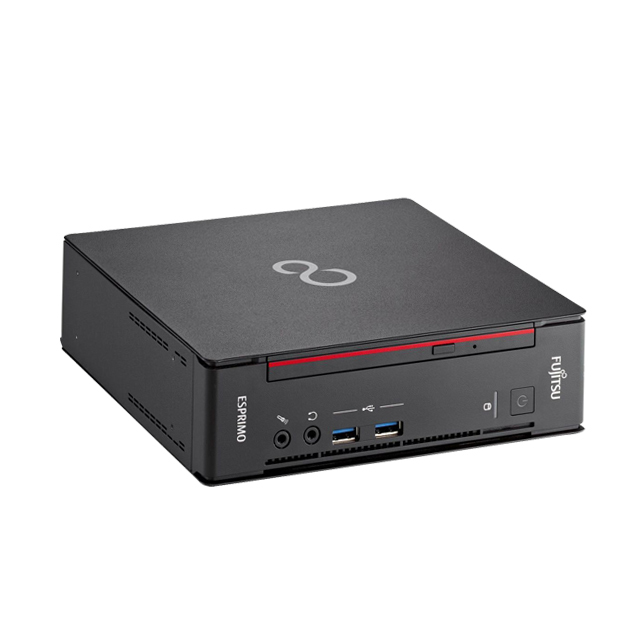 富士通 ESPRIMO Q558 中古デスクトップパソコン Windows11-Pro(ご希望でWindows10に変更可) メモリ16GB SSD256GB コアi5-9500T(2.20GHz)搭載 DVDスーパーマルチ WPS Office付き FUJITSU エスプリモ ウルトラスモール型★