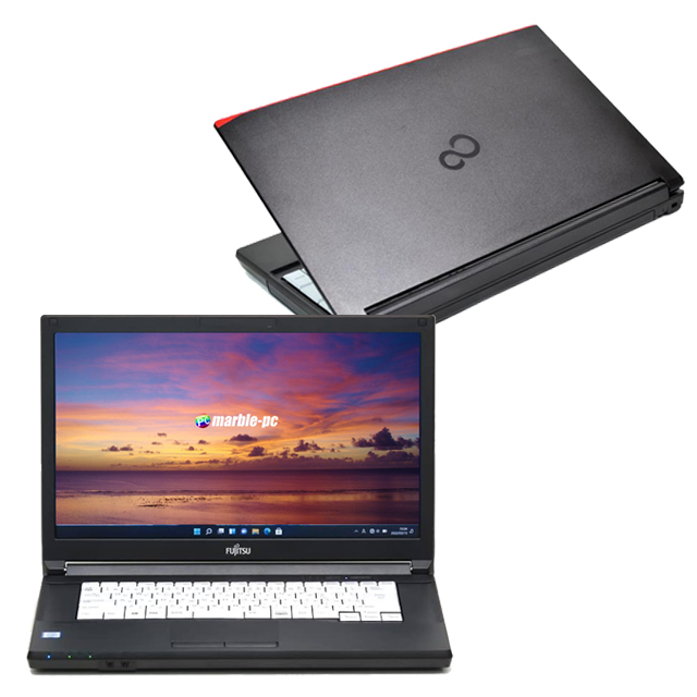 富士通 LIFEBOOK A579 中古ノートパソコン フルHD液晶 15.6型 Windows11 Celeron-4205U(第8世代) メモリ8GB SSD128GB搭載 DVDドライブ WPS Office付き FUJITSU ライフブック 中古パソコン★