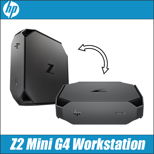 小型ワークステーション HP Z2 Mini G4 Workstation 中古デスクトップパソコン Windows11-Pro メモリ32GB HDD1TB＋NVMe SSD256GB(ハイブリッド) Xeon E-2124G グラボ搭載 WPS Office付き ヒューレット・パッカード 中古パソコン
