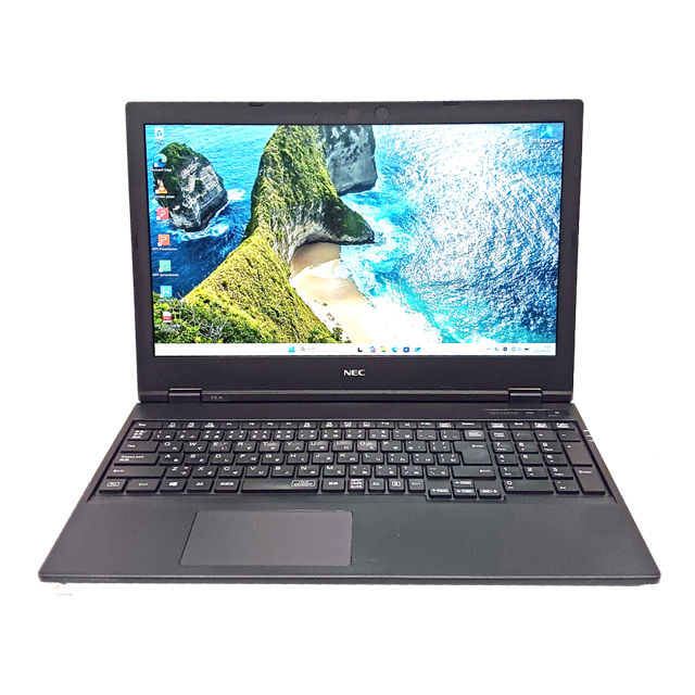 NEC VersaPro タイプVX VKM17/X 中古ノートパソコン フルHD液晶15.6型 Windows11 Core i5-10310U(第10世代) メモリ16GB NVMeSSD256GB搭載 テンキー付きキーボード DVDドライブ Bluetooth 無線LAN WPS Office付き エヌイーシー バーサプロ Type-VX 中古パソコン