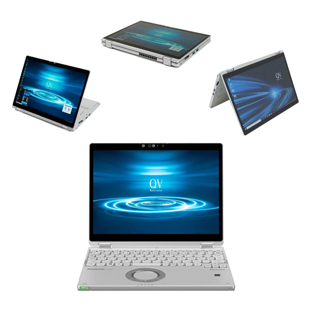 Panasonic Let's note CF-QV9 中古ノートパソコン タッチパネル対応 WQXGA+液晶12.0型 Windows11 Core i7-10810U(第10世代) メモリ16GB NVMeSSD512GB搭載 WEBカメラ Bluetooth 無線LAN LTE(SIMフリー) WPS Office付き パナソニック レッツノート モバイルPC 中古パソコン★