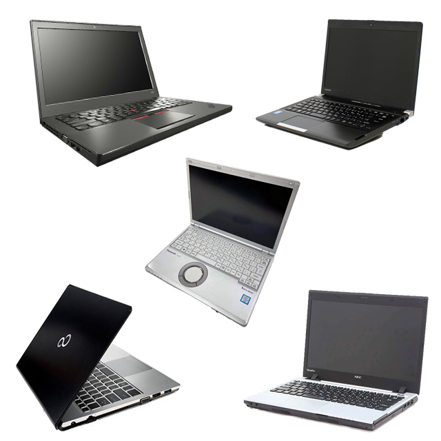 正規マイクロソフトオフィス付き ポッキリ5モバイルPC 店長セレクトCorei5搭載パソコン 東芝/NEC/富士通/Panasonic/HP/Lenovo/Dell等から特選 14インチ以下液晶 おまかせ中古パソコン Windows11 メモリ8GB SSD256GB コアi5 第8世代以上 WEBカメラ Bluetooth 無線LAN※