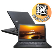 NEC VersaPro タイプVX VKT16/X 中古ノートパソコン｜メモリ8GB or 16GB SSD 256GB Core i5 第8世代 Windows11-Pro WEBカメラ DVDドライブ Bluetooth 無線LAN WPS Office付き 液晶15.6型 中古パソコン バーサプロ TypeVX コアi5-8250U 初期設定済み 送料無料★