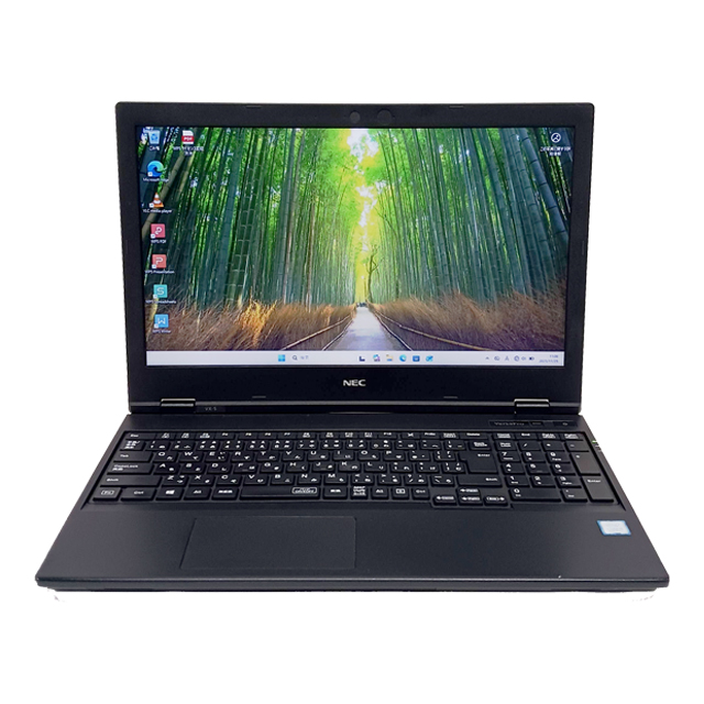30,000円ポッキリパソコン NEC VersaPro タイプVX VKM16/X 中古ノートパソコン 液晶15.6型 Windows11 Core i5-8365U(第8世代) メモリ8GB SSD256GB搭載 テンキー付きキーボード DVDドライブ 無線LAN(USB子機) WPS Office付き エヌイーシー バーサプロ TypeVX 中古パソコン★