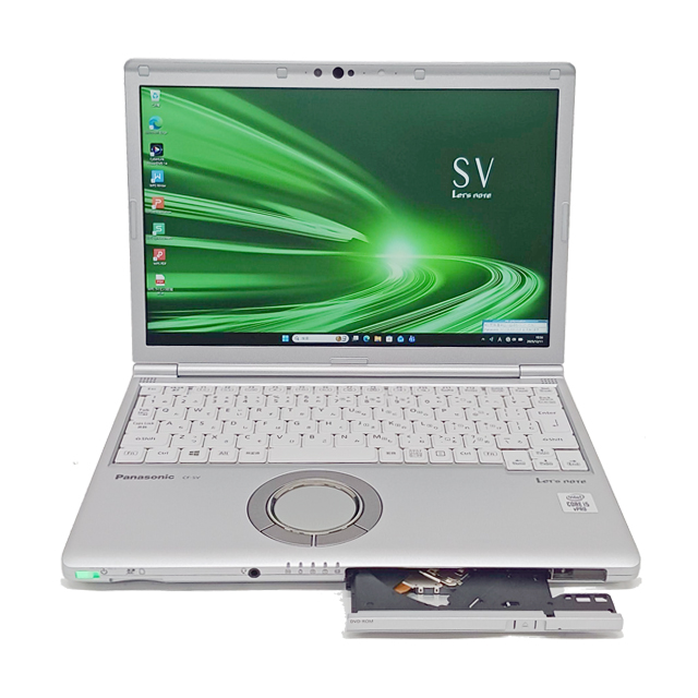 Panasonic Let's note CF-SV9 中古ノートパソコン WUXGA液晶12.1型 Windows11 Core i5-10310U(第10世代) メモリ16GB NVMeSSD256GB搭載 DVDドライブ WEBカメラ Bluetooth 無線LAN WPS Office付き パナソニック レッツノート モバイルPC 持ち運び便利 中古パソコン★