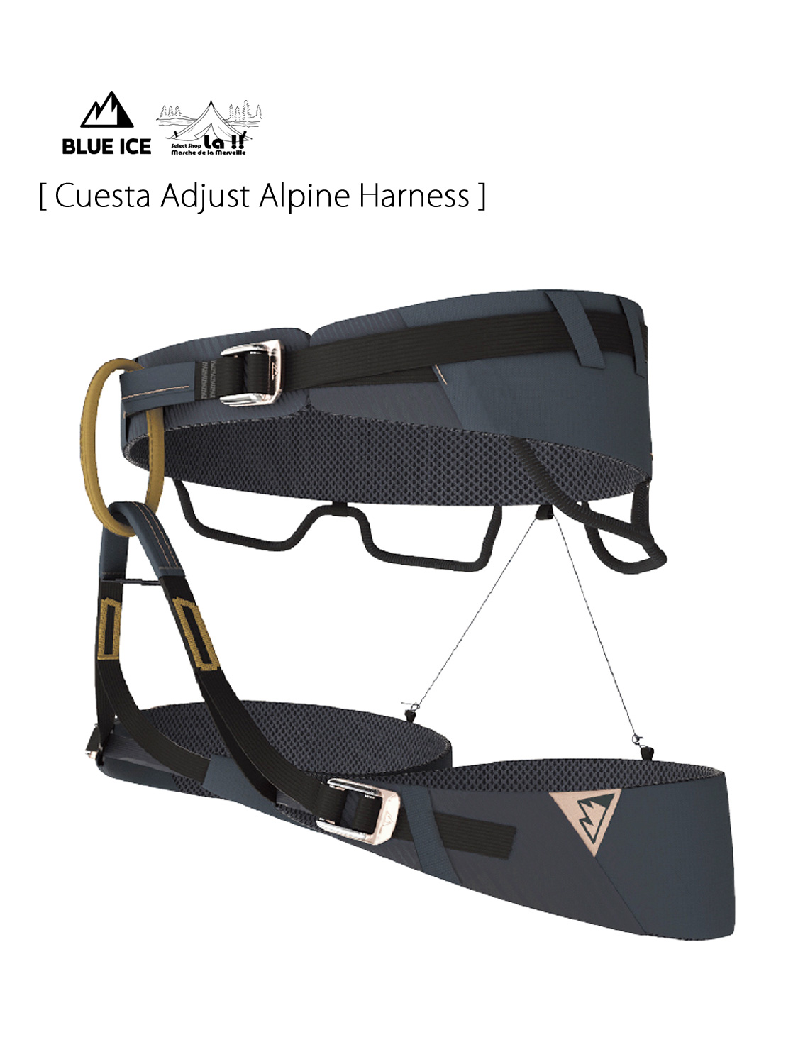 【 BLUE ICE /ブルーアイス 】Cuesta Adjust / クエスタアジャスト・アルパインハーネス
