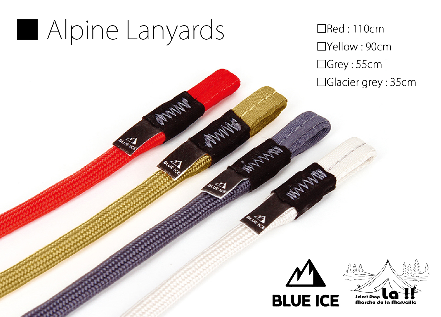 【 BLUE ICE /ブルーアイス 】アルパインランナー  35.55.90.110cm 各サイズ有り