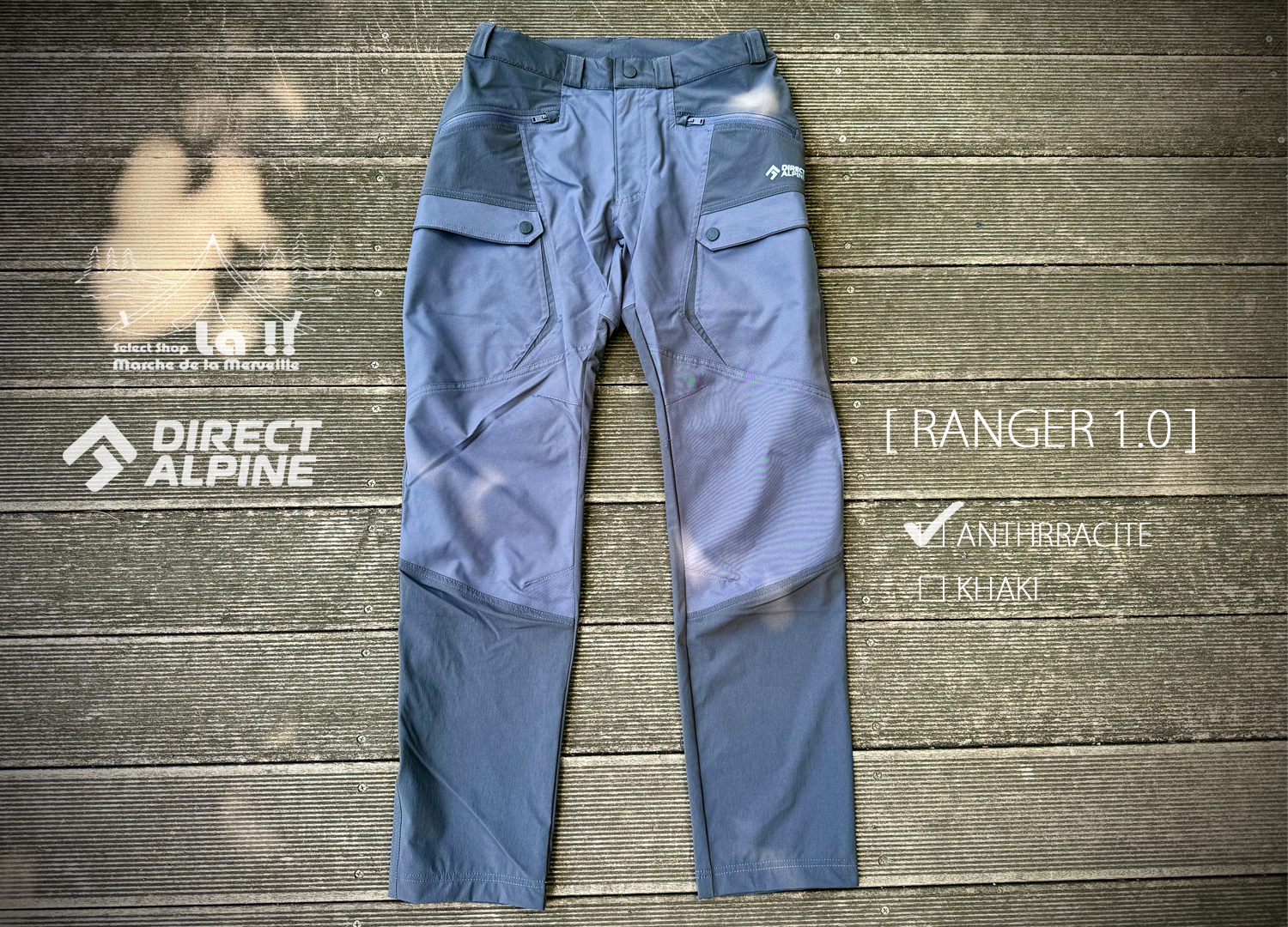 【 Direct Alpine 】ダイレクトアルパイン RANGER 1.0 レンジャー1.0 トレッキングパンツ