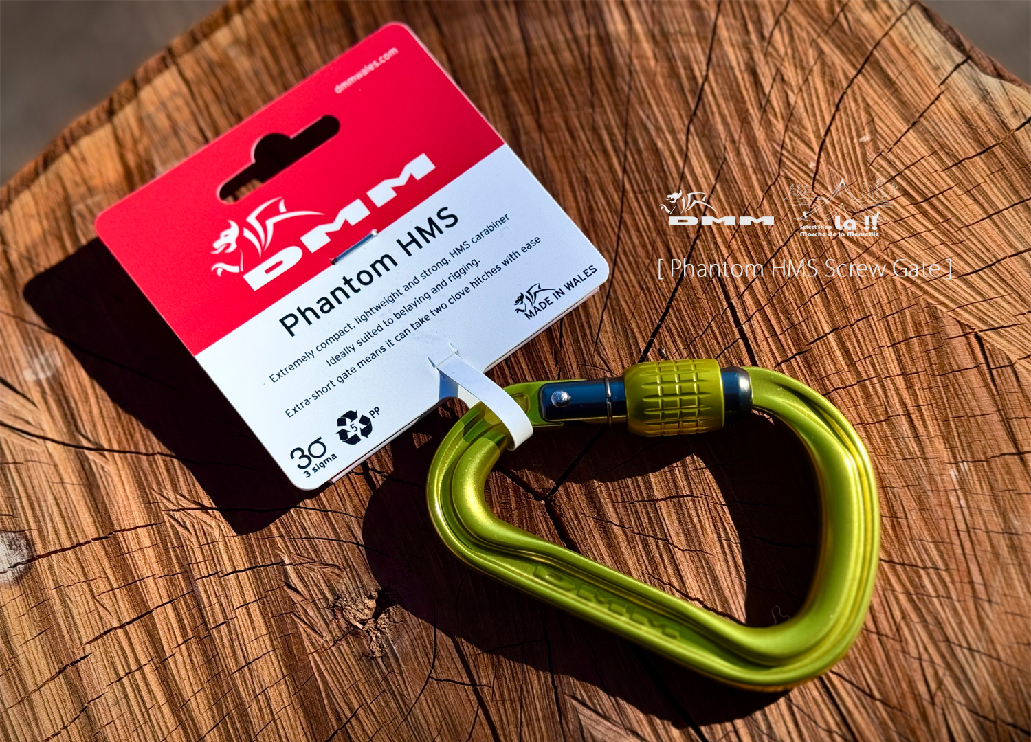 【 DMM / ディーエムエム 】 PHANTOM HMS SCREW GATE / ファントム HMS スクリューゲート (HMS環付きカラビナ)