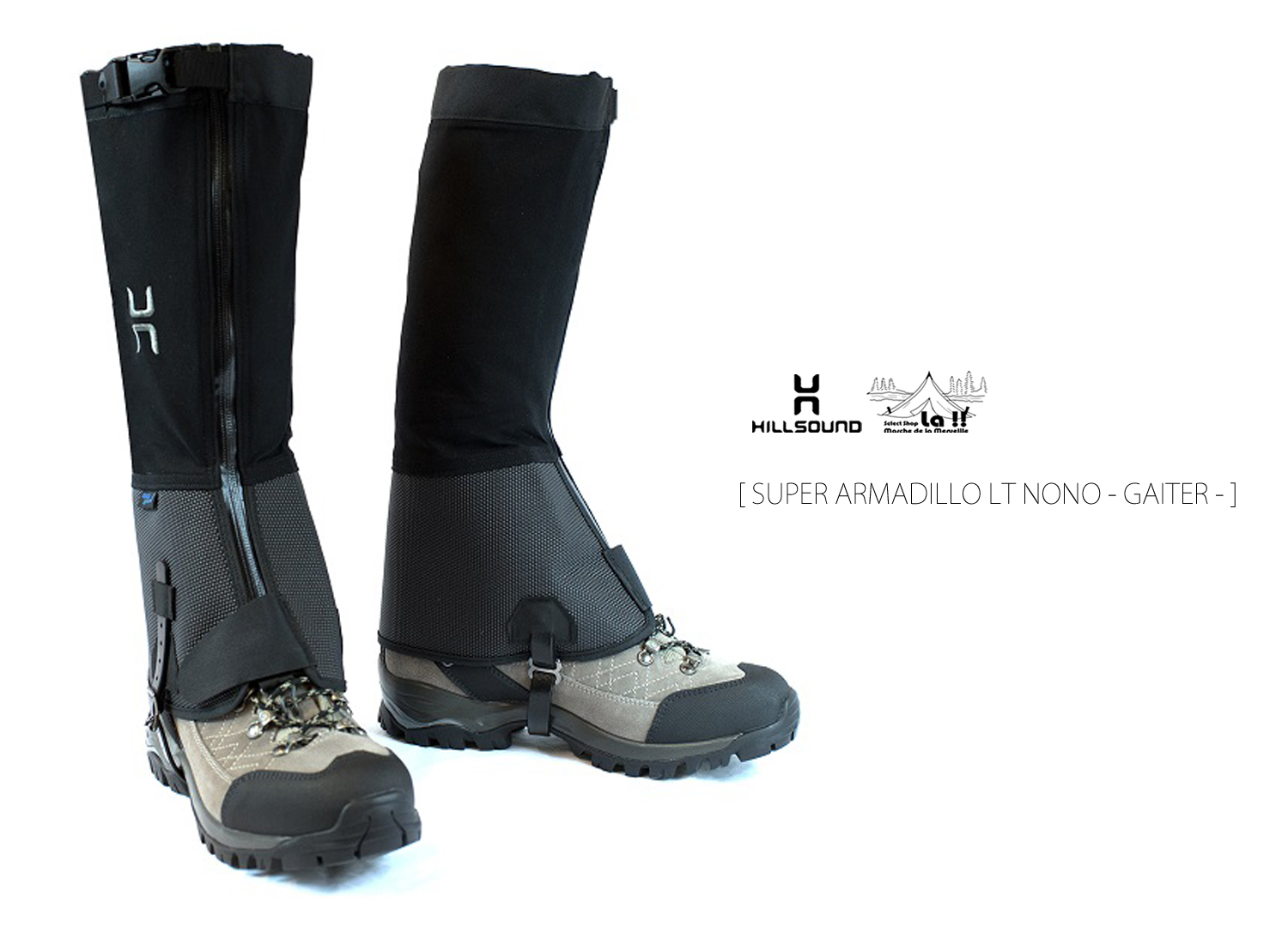 【 HILLSOUND / ヒルサウンド 】SUPER ARMADILLO NANO / スーパーアルマジロナノ / NanoSphere加工を利用した世界でも類を見ない高強度ハイテクゲイター