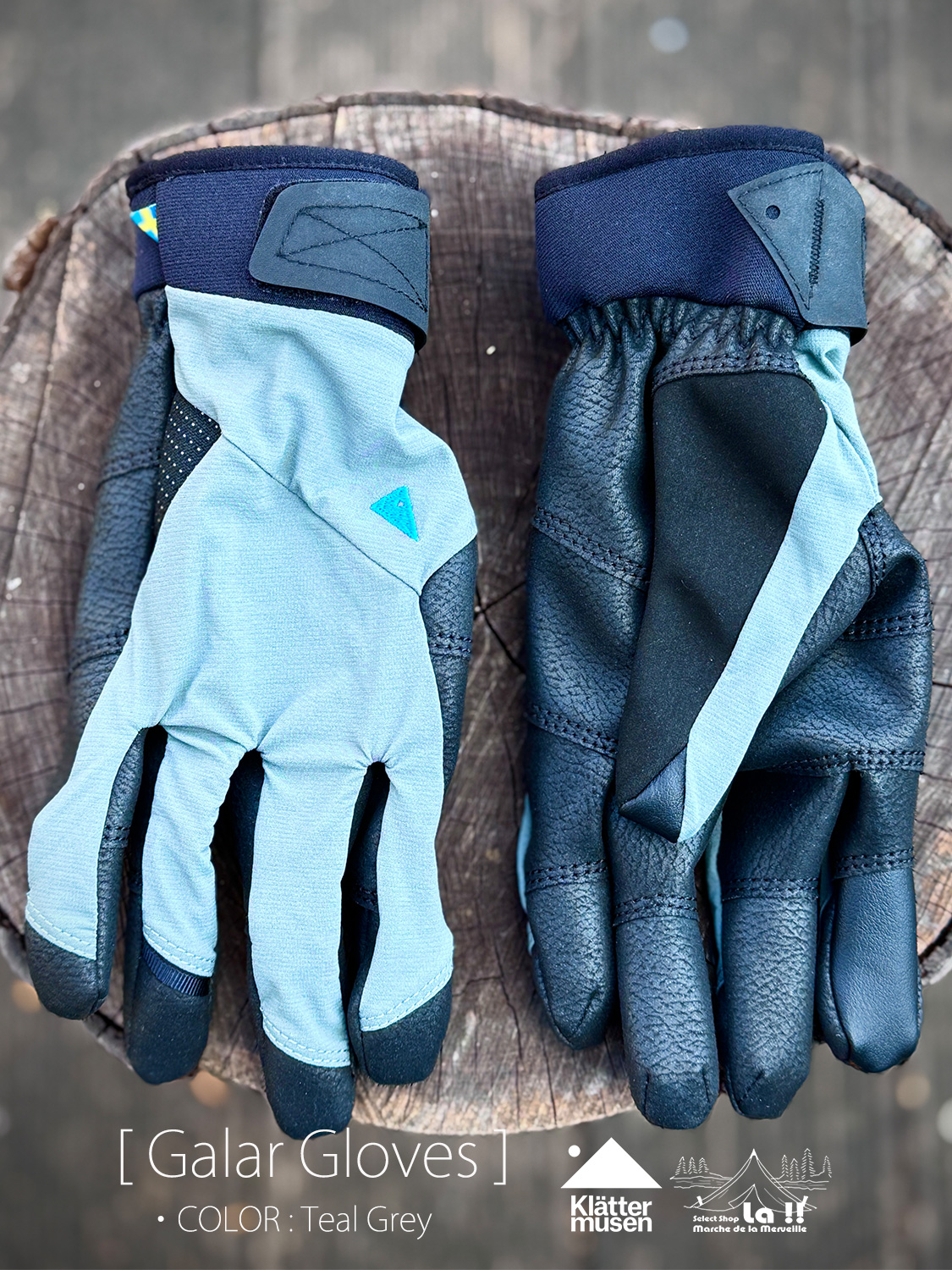 【 KLATTERMUSEN / クレッタルムーセン 】Galar Gloves / ガラール グローブ / ハイク時に有効な防風性の高いライト スキーツーリング グローブ