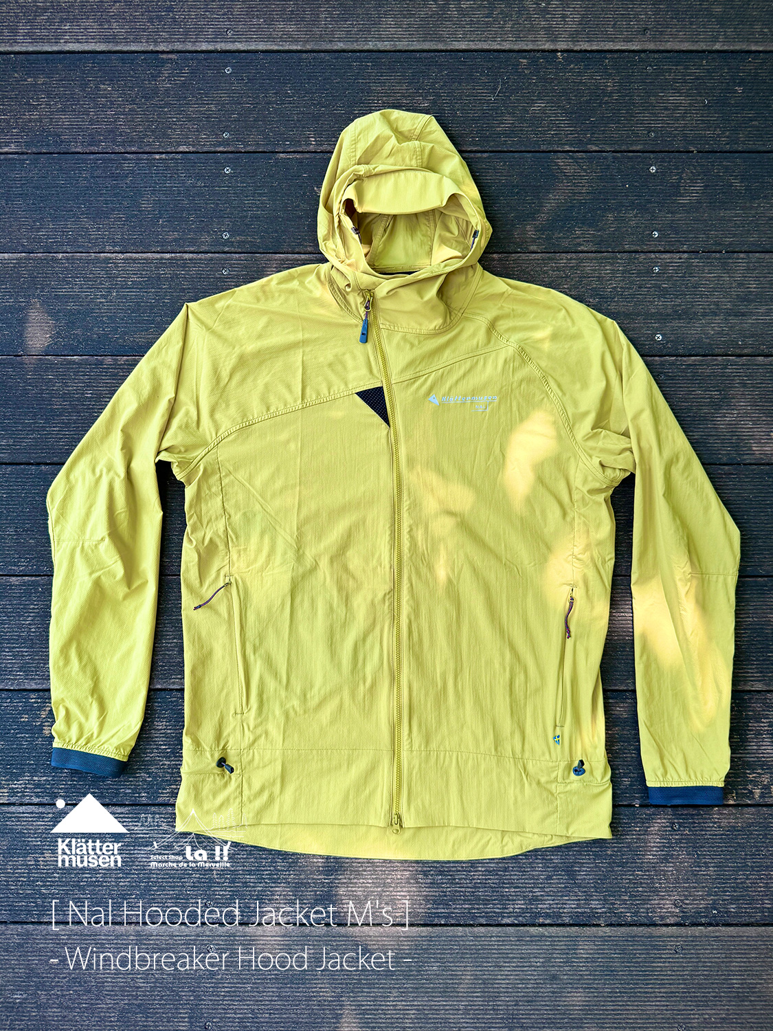 【 KLATTERMUSEN / クレッタルムーセン 】Nal Hooded Jacket M's / ナル フーデッド ジャケット M's / 様々なシーンで活躍するウインドシェル フーディ