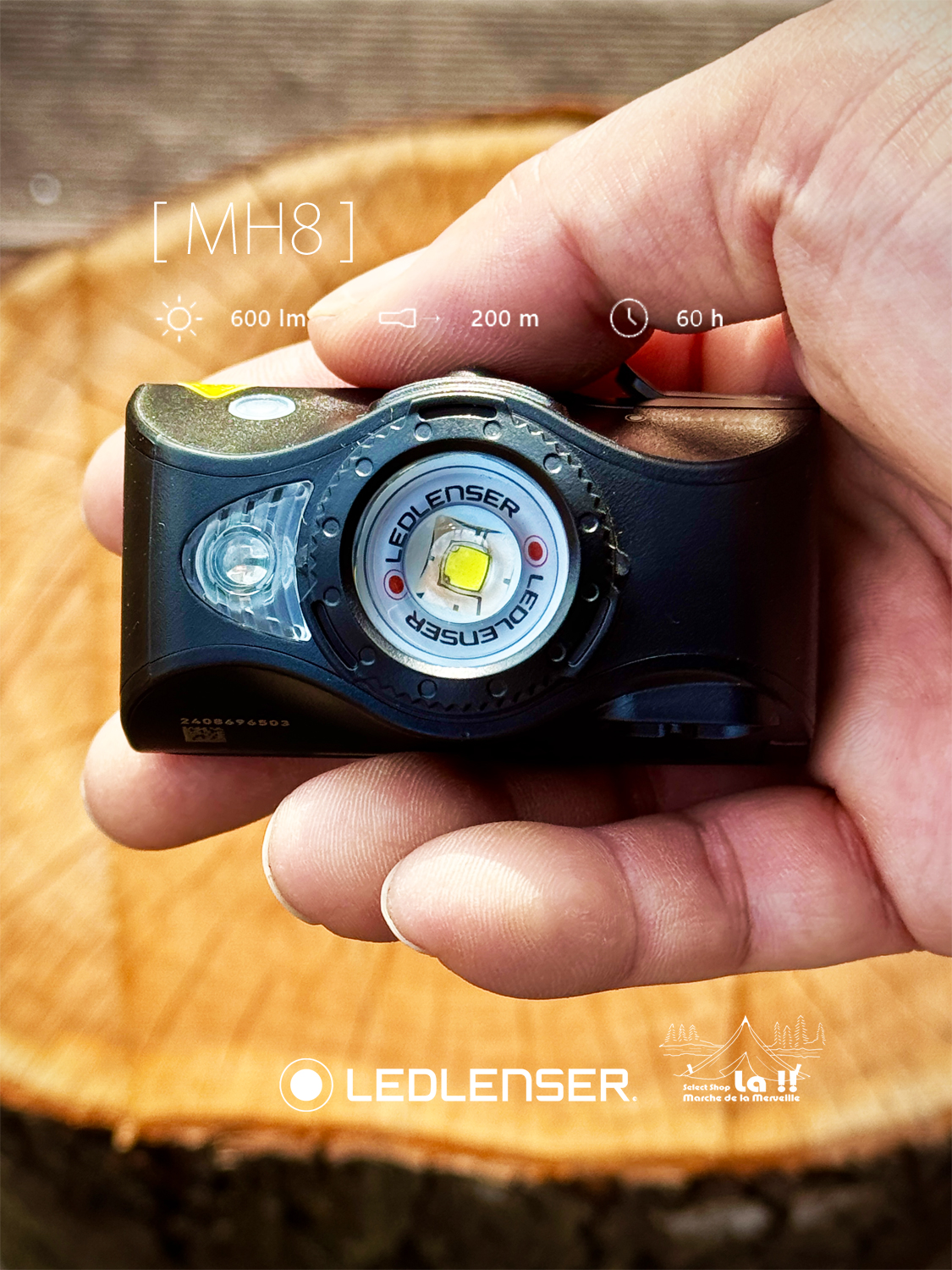 【 LED LENSER / レッドレンザ 】 MH8 / 手動フォーカスが可能なヘッドライト